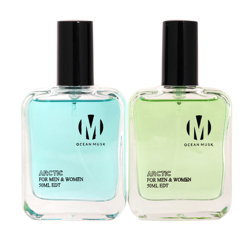 Ocean Musk Arctic, Eau de toilette Unisex Perfume,  Premium Luxury Fragrance Scent, Pack of 2, 100 ml