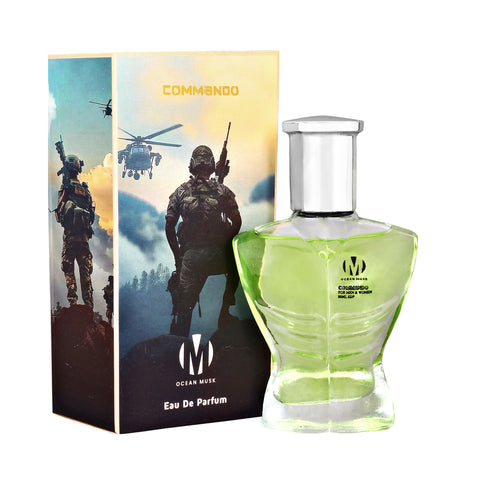 Ocean Musk Commando, Eau De Parfum Unisex Perfume,  Premium Luxury Fragrance Scent, Pack of 1, 50 ml.